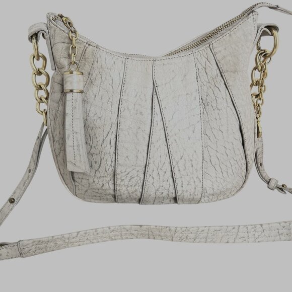 Brahmin Handbags - Brahmin Womens Crossbody Bag With Tassel Accent Faux Leather